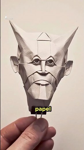 Create stunning paper masks, sculptural origami