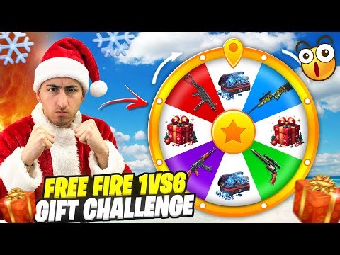 Free Fire 6 Gift Challenge😍1 Vs 6 Winners Get 6000 Diamond💎