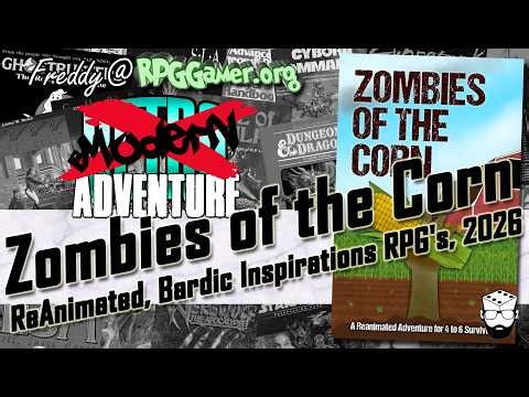 Zombies of the Corn (Reanimated RPG, Bardic Inspirations RPGs, 2026) | Modern RPG