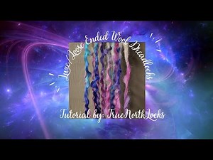 Luxe/Loose Ended Wool Dreadlocks DIY | How To Hand Felt Wool Dreadlocks
