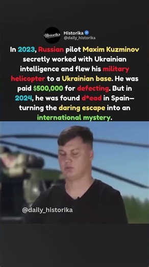 He Stole a Military Helicopter... and Flew to the Enemy #shorts