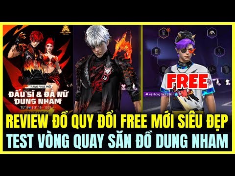 REVIEW ĐỒ QUY ĐỔI FREE THẺ FF MỚI SIÊU ĐẸP, SỰ KIỆN SĂN ĐỒ ĐẤU SĨ VÀ ĐÃ NỮ DUNG NHAM | Free Fire