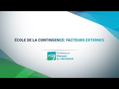 School of Contingency External Factors