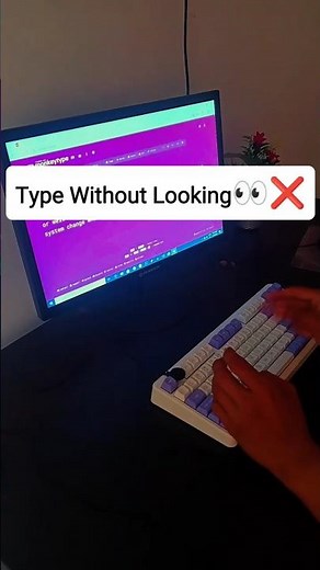 How To Type Faster On Keyboard Without Looking #fasttyping #keyboard #typingspeed