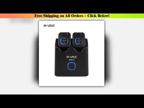 M-VAVE SWS11 Wireless Guitar System 5.8GHz Digital Wireless Guitar Transmitter and Receiver with