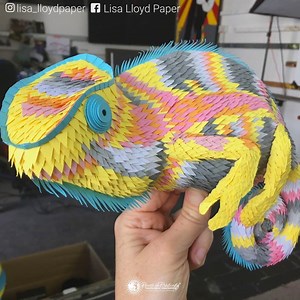 Check out her dazzling world made out of paper... Well done Lisa Lloyd Paper | Power of Positivity