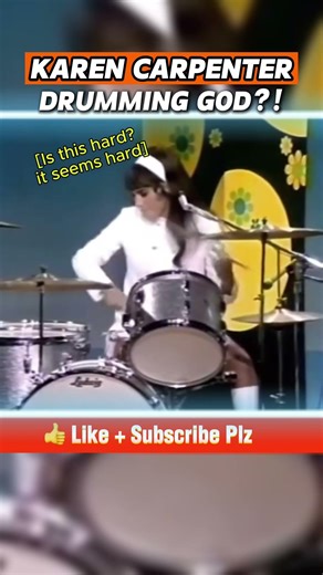 Karen Carpenter Shocks Crowd with EPIC drum solo 🥁 #Shorts #womenshistorymonth #drummer