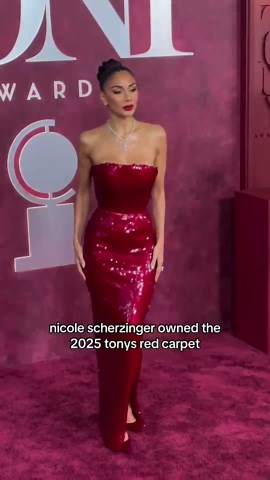 Nicole Scherzinger Owned the 2025 Tony's Red Carpet