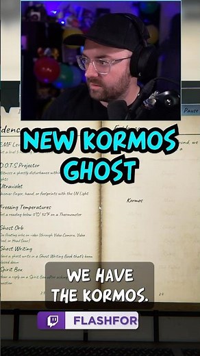 NEW KORMOS GHOST 👻 | Phasmophobia #shorts