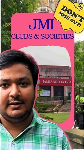 JMI Clubs & Societies | Campus Life at Jamia Millia Islamia#lcc #jmi #jamiamilliaislamia #campuslife