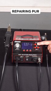 16K views · 179 reactions | Clips of thermoset polyurethane (PUR) repairs made using the 6180 Mini-Fuzer Hot Air Plastic Welding Station. #plasticrepair #collisionrepair #polyvance | Polyvance | Facebook