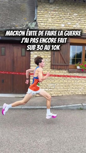 Stp Macron attend un peu #humour #macron #athlete #course #10km