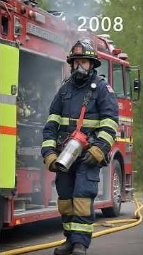The Evolution of The Fire Fighter from 1532 to 2100 Made With AI