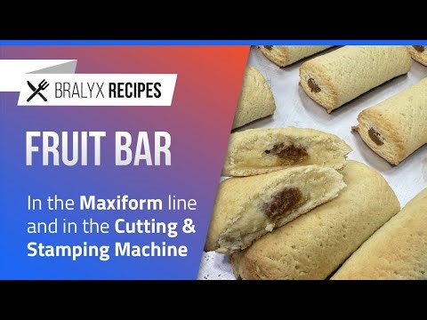 Fruit Bar | Step-by-Step Recipe with BRALYX Machines (Maxiform + Cutting Machine)