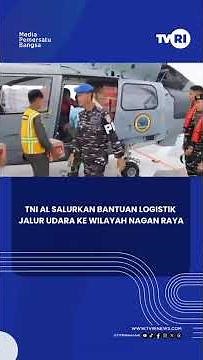 TNI AL Salurkan Bantuan Logistik Jalur Udara Ke Wilayah Nagan Raya
