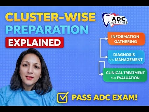 Cluster-Wise Preparation Explained | Smart Strategy for ADC Exam