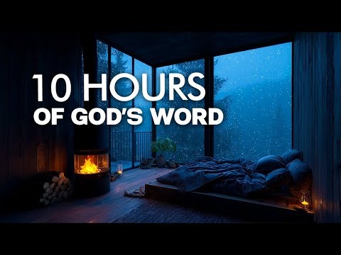 Nighttime Healing Scriptures with Rain | Let God Bring You Peace