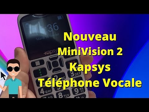 Unboxing Test MiniVision 2: Simple Telephone Vocalized voice recognition accessible to all