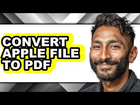 How to Convert Apple File to Pdf (only Way)