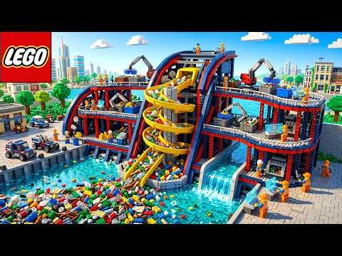 I Built a Powerful LEGO Dam to Remove River Water Pollution | Brick Inventor