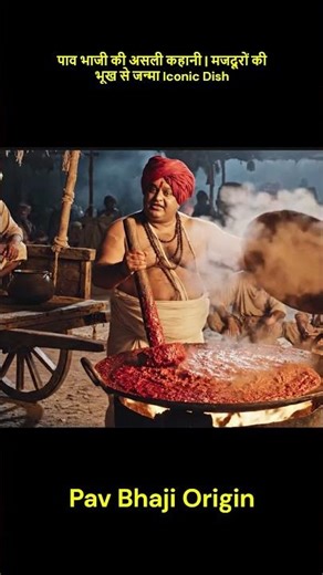 Pav Bhaji Origin | Majdooron Ki Bhukh Se Bana #shortsfeed #StreetFood #foodhistory