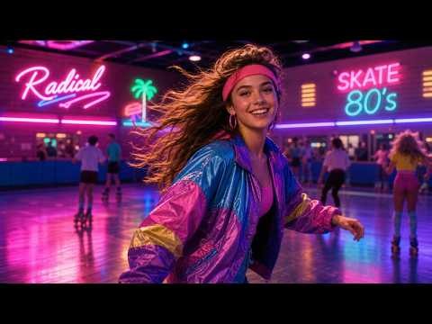 Roller Rink Magic 🛼✨ | 80s Disco Synth-Pop / Future Funk (Official Retro MV)