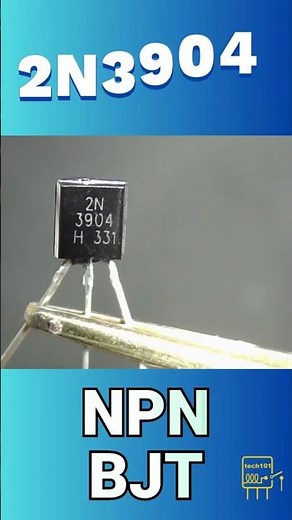 NPN BJT 2N3904 Transistor Pinout & Function #npntransistor #Transistor #ElectronicsBasics #BJT