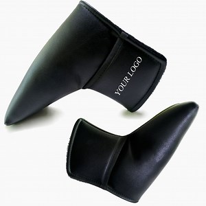 [Hot Item] Custom Embroidery PU Leather Golf Putter Headcover for Mallet Blades