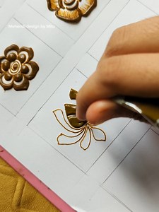 Basic Mehndi Flowers for Beginners 🌸 | Mehendi design by Mitu