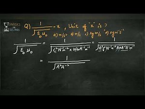 How to find base units from any formula