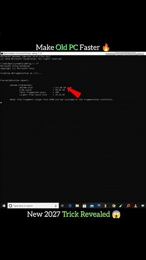 Boost Your PC Speed Like a H@cker ⚡ Optimize Disk Instantly | Computer Tips & Tricks