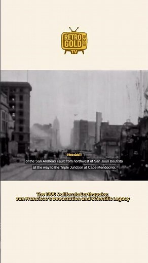 The 1906 Earthquake That Shook San Francisco and Changed California Forever #sanfrancisco #shorts