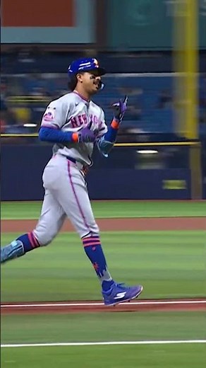 Mark Vientos HOMERS in his first game back 🤯 #mets #mlb #baseball #sports #highlights #shorts #rays