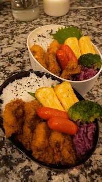 【お弁当作り】1分で見る！オーロラソースで！ヒレカツ弁当#Shorts #お弁当 #obento