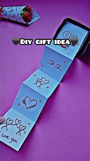 DIY Love Message Card💌#diy #craft #trending #handmade #viral #shortsfeed #shorts #gift