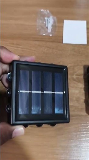 Testei a luminária solar com 12 leds