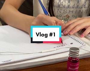 Study with me :) #asmr #glassdippen #chinese #writing #fyp | ガラスペン