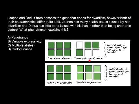 Incomplete (reduced) Penetrance vs. Variable Expressivity