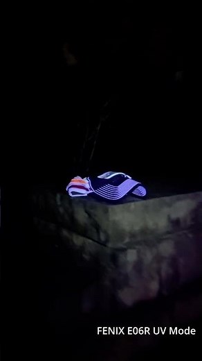 FENIX E06R 700 Lumen Flashlight UV and Red Laser Pointer Quick Demo