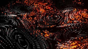 Download vj loop. abstract motion background. small object particle abstract waving. seamless 4k for free