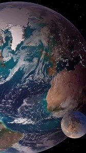 147K views · 5.6K reactions | Home Earth  and Moon view from space #earth #space #nasa | Cosmic Adventure | Facebook