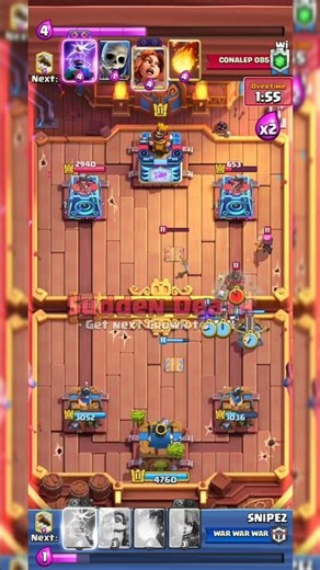 This X-BOW deck is actually BROKEN!!🥵 #bestclashroyaledeck #xbowcycle