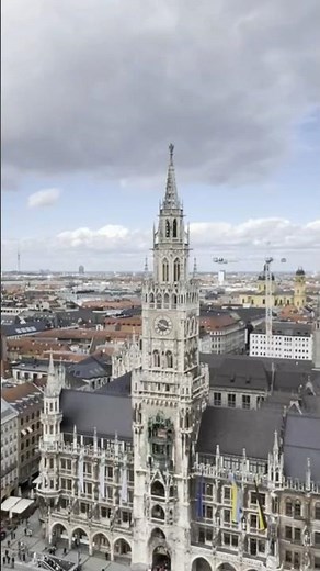 Munich Skyline in 4K 🇩🇪 | Frauenkirche & Historic Old Town | Germany Travel