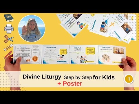 Lesson Idea: Divine Liturgy Step by Step for Kids + Poster