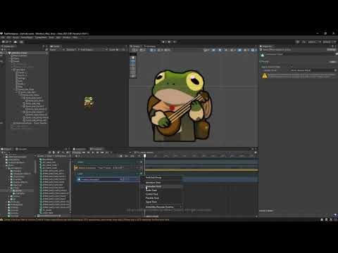2D Animation Time-lapse | Bards Lute Animation | Reel Adventure | Unity