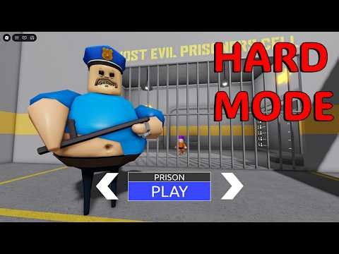 BARRY'S PRISON RUN! OBBY *HARD MODE* roblox Gameplay Walkthrough No Death 4K