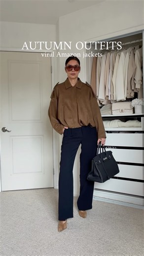 3 Viral Amazon Jackets, 3 Autumn Outfits #shorts #fashion #ootd