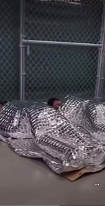 footage from inside of a ICE detention facility near Houston. No beds, no bathrooms, hundreds of men and women in one combined cell/room. The A/C is permanently kept on max to freeze people. | The Unofficial Captain