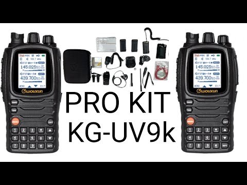 Wouxun KG-UV9K Pro Pack - New Step 8.33K , Cross Band Repeat