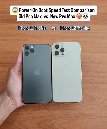 iPhone 11 Pro Max vs 12 Pro Max⚡Power On Boot Speed Test! Is the A14 Chip Still Faster in 2026? 😱